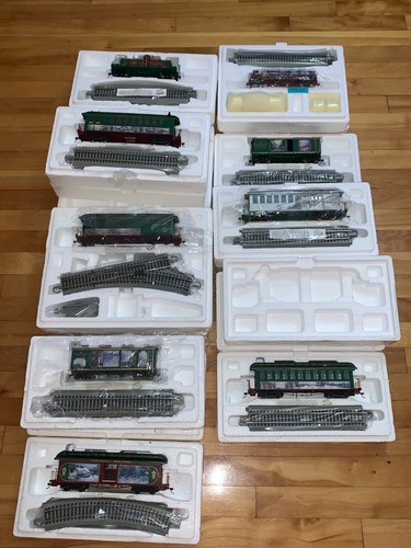 Thomas Kinkade Hawthorne Village Christmas Painter Light Bachmann HO Train Cars! - Picture 2 of 29