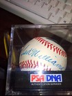 ted williams Sealed in Cube PSA/DNA autographed baseball