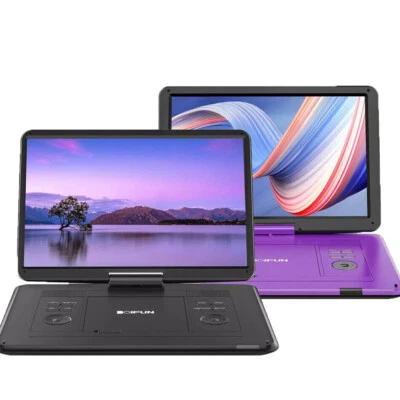 BOIFUN 17,5’’ Lettore DVD Portatile con Display 15,6’’ HD Rotazione 270° 5000mAh
