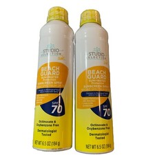 Studio Selection Beach Guard Sun  Water Protection 6.5 oz. SPF 70 - Lot of 2