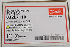 NEW DANFOSS SOLENOID VALVE EVR 4 032L7110 3/8 IN ODF 3/8 IN ODF