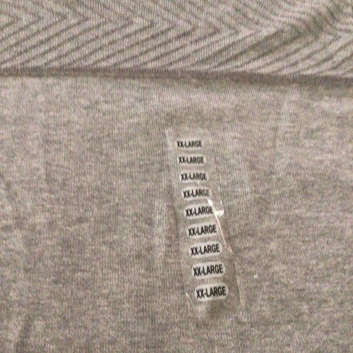 PERRY ELLIS HERRINGBONE V-NECK MENS SWEATER ALLOY HEATHER GRAY SIZE XXL NWT - Picture 4 of 5