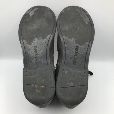 Steve Madden Triggah Boots, Size 9.5 Steve Madden Womens Triggah Combat Ankle Boots Gray Leather  main image 4