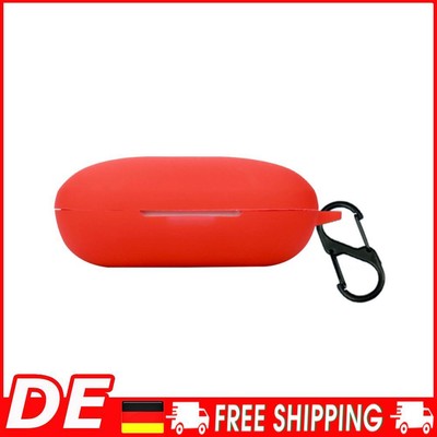 Schutzhülle für kabellose Kopfhörerbox mit Haken für Skullcandy Push Active (rot