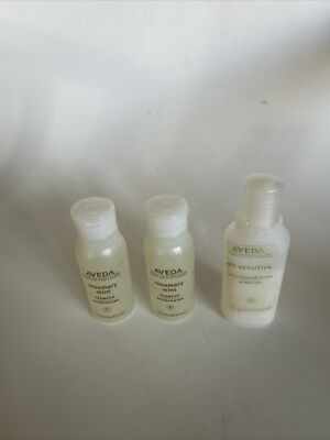 Aveda Rosemary Mint Shampoo1 oz ~ 30 ml each ! + All Sensitive Lot.