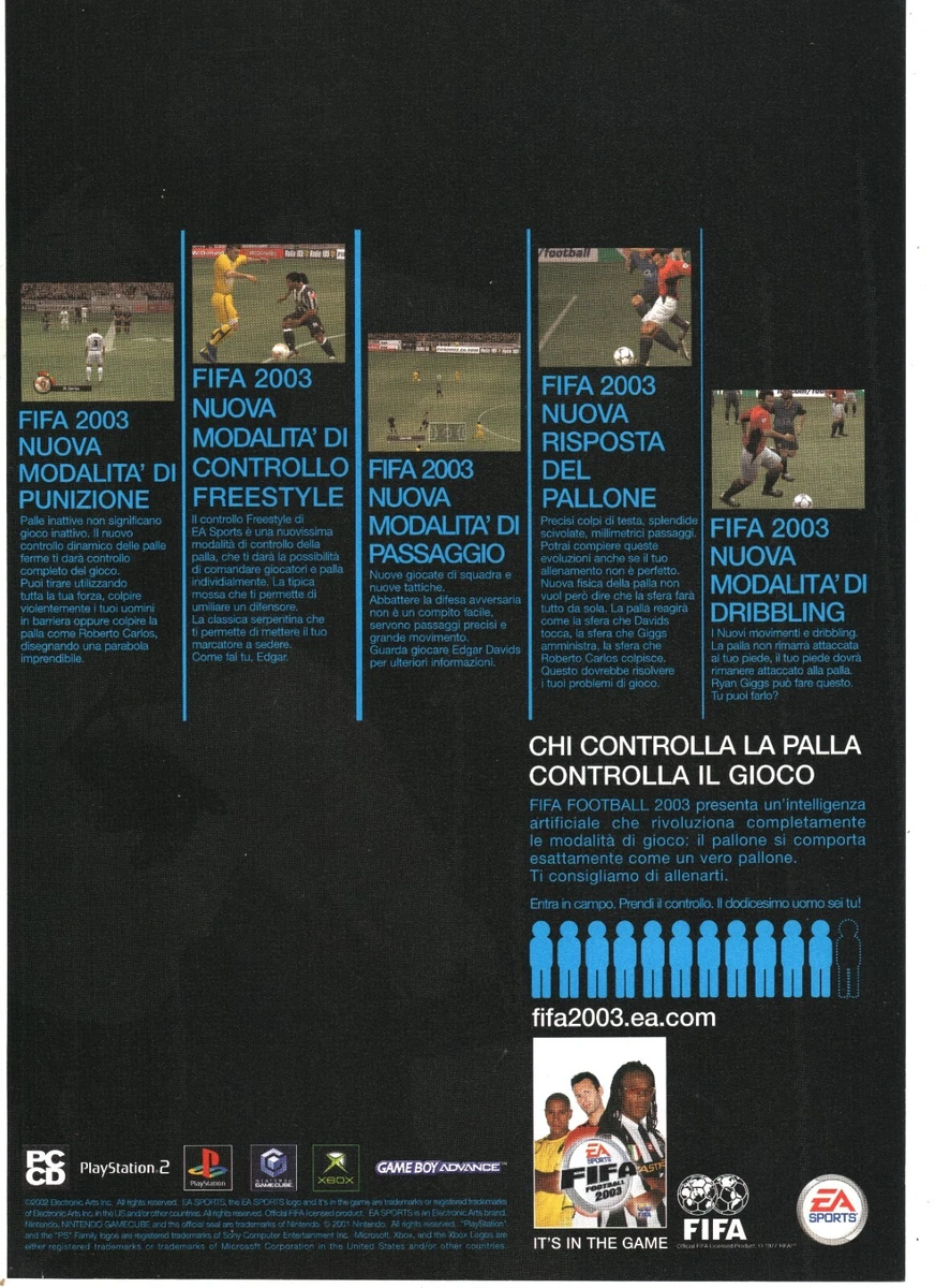 Publicité Magazine Battlefield 1942 - EA - 2002 - Format 30x20 Cm - Italien