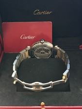 Cartier Pasha de Cartier 41mm Flinque Dial Steel & 18K Gold Watch W2PA0009 13