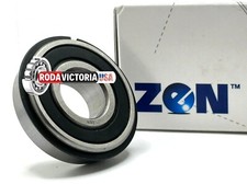 ZEN 6203 2RS NR BALL BEARING, RUBBER SEALED SNAP RING 17x40x12mm