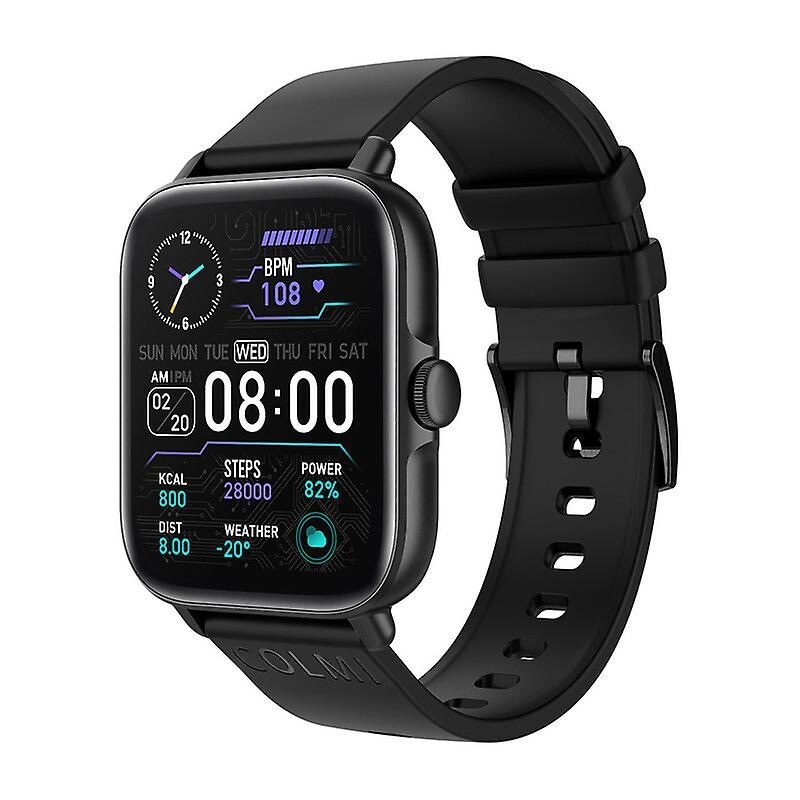 COLMI P20 Plus Smartwatch Bluetooth Calling 100 Inch Android iOS New  Black