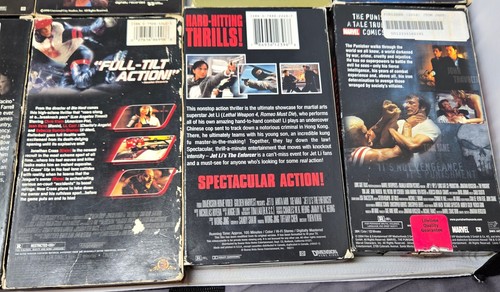 VHS Action Movie Lot of 21 Die Hard Lethal Weapon Jet Li Top Gun Arnold De Niro - Picture 19 of 19