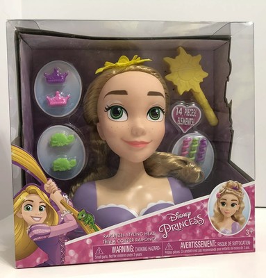 disney princess rapunzel styling head doll