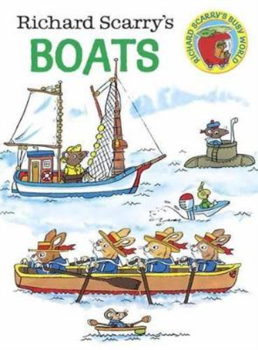 Richard Scarry Richard Scarry's Boats (Libro di cartone)