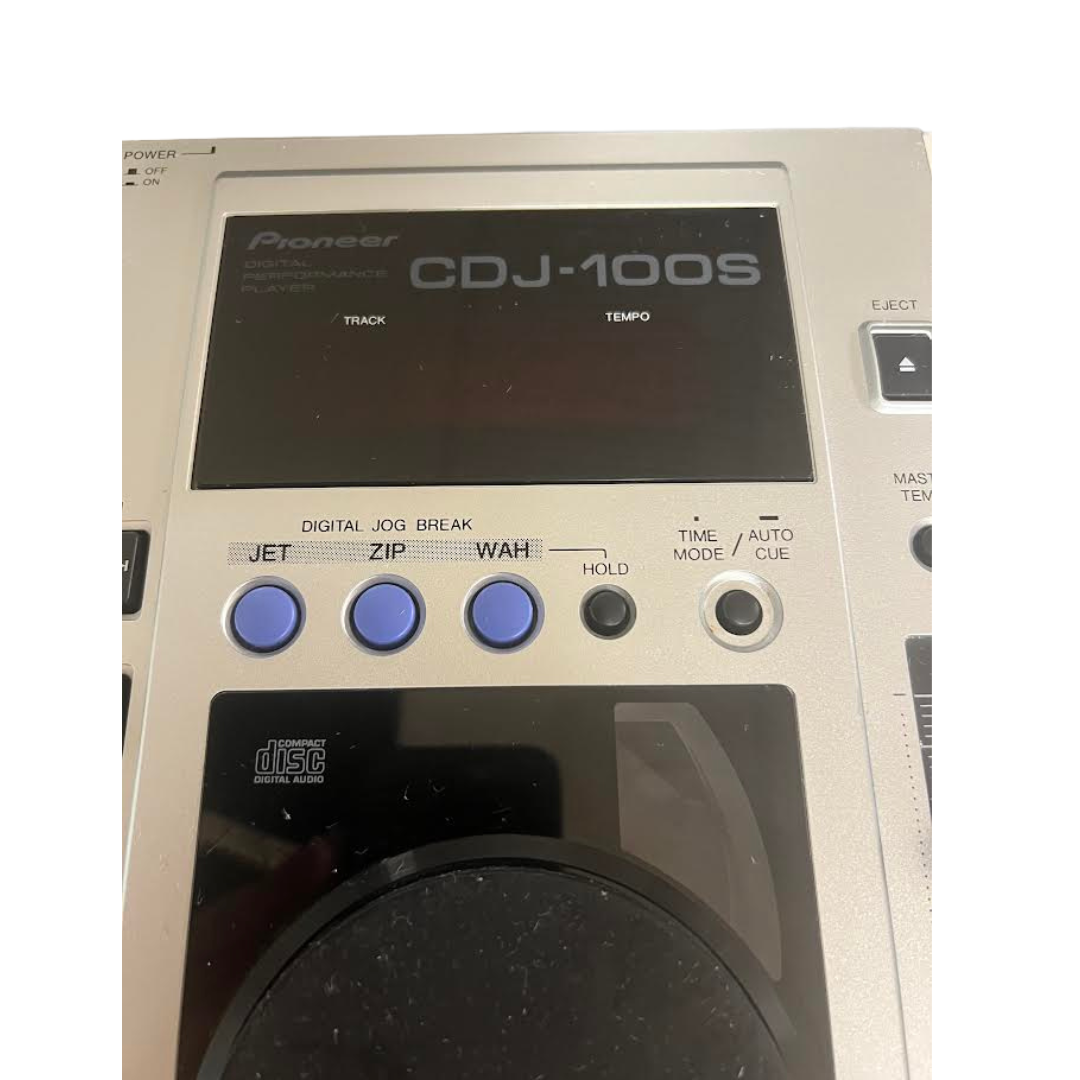 Pioneer DJ CDJ-100S CD Player silver Compact Disc Player [Not