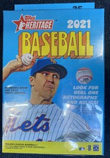 2021 Topps Heritage Baseball HANGER BOX - New Sealed - 35 cards Rookies