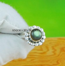 Labradorite Gemstone 925 sterling silver handmade Gift Ring US size 5 to 13