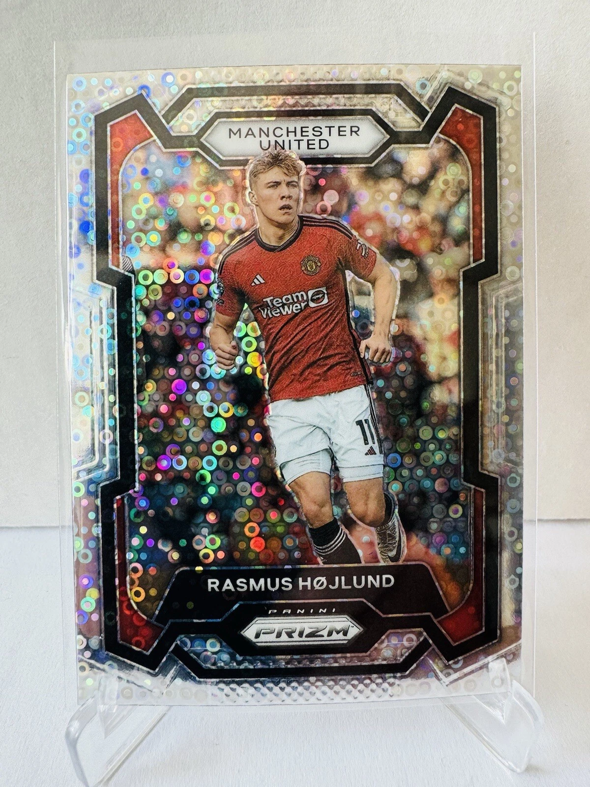 2023-24 Panini Prizm EPL Rasmus Hojlund - Breakaway Prizm