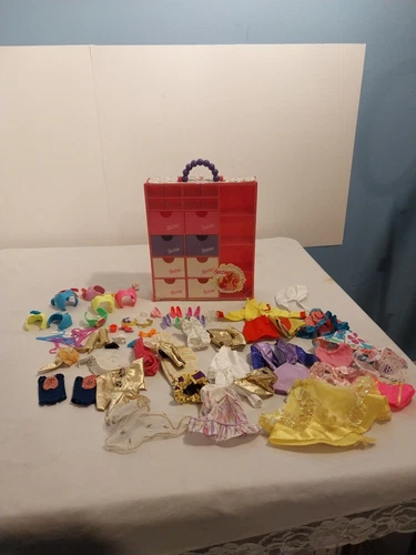 Vintage Mattel Barbie Organizer Storage Case Vintage Accessories, Clothes 90's