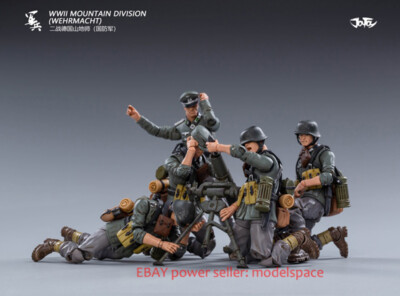 JOYTOY ドイツ軍1/18スケールフィギュア JOYTOY 1:18 World War II German Mountain Division 3.75'' Soldier