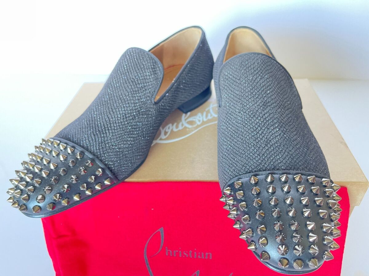 Christian Louboutin Men's Spooky Flat Calf Loafers 41 / US 8 Christian Louboutin Men's Spooky Flat Calf Loafers 41 / US 8
