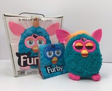 Furby Boom 2012 Blue and Pink Interactive Toy Pet by Hasbro For Parts
