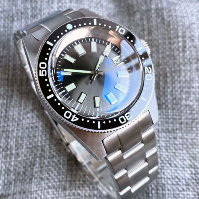 41MM Tandorio Gray Dial Sapphire Glass NH35A PT5000 62MAS Automatic Mens Watch