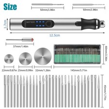 Mini taladro eléctrico inalámbrico amoladora pluma de grabado velocidad variable herramienta giratoria