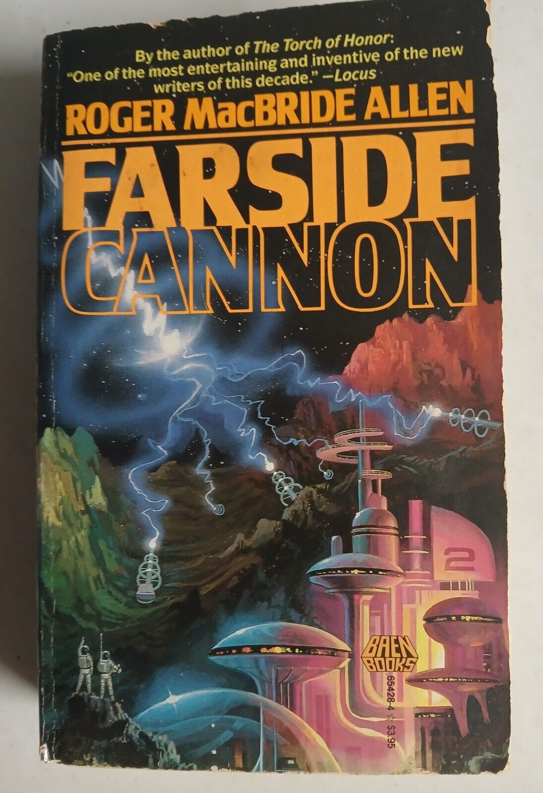 Farside Cannon by Roger MacBride Allen---1988 PB--acceptable