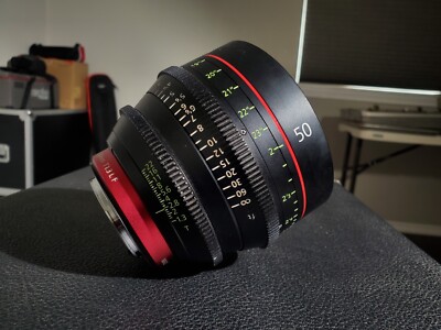 Canon CN-E 50mm T1.3 L F Cinema Prime Lens (EF Mount}