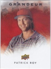 2021 UD GRANDEUR..PATRICK ROY..RED..CARD # G-2..CANADIENS..FREE COMBINED SHIP