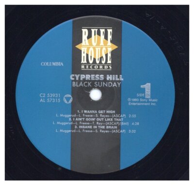 Cypress Hill - Black Sunday '93 2xLP US ORG!VG/VG+ | eBay
