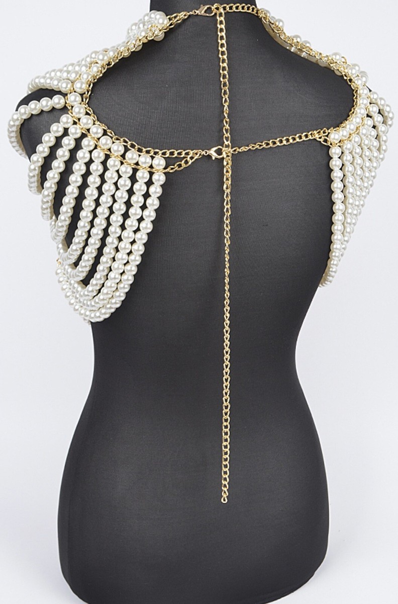 アクセサリー Perfume Closet Pearl Chain Harness Perfume Closet Pearl Chain Harness レディース