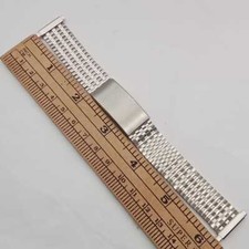 Adjustable 16 mm 18 mm 19 mm 21 mm Stainless Steel Watch Bracelet