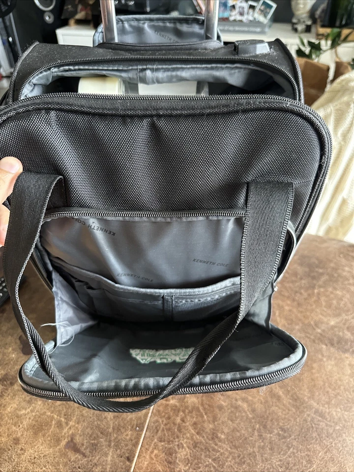 Kenneth Cole ADF Airways Rolling Briefcase Bookcase Flight Academy - Image 2 of 4