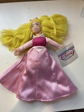 Disney Store Princess Aurora Sleeping Beauty Movie Pink Dress Mini Bean Bag Doll