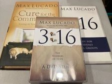 Max Lucado 3:16 The Numbers of Hope (DVD + Books) Cure For The Common Life LOT