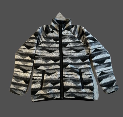 columbia jacket men small zip fleece