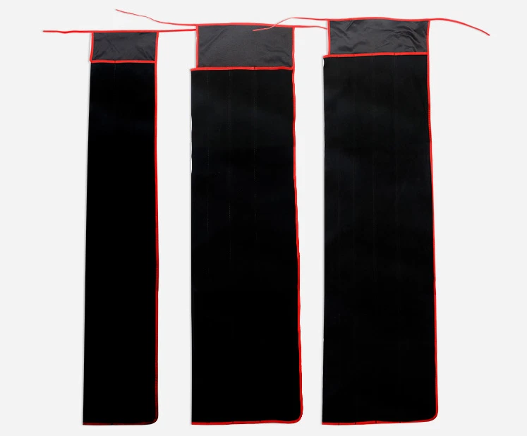 Bolsa protetora de vara de pesca flanela bolsa de transporte manga vara de pesca espessa - Imagem 2 de 4