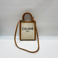 Preloved Celine Mini Vertical Tote Off White ...