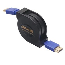 1.8m HDMI 1.4 (1080P) Gold Plated Connectors HDMI Male to HDMI Male Retractable 