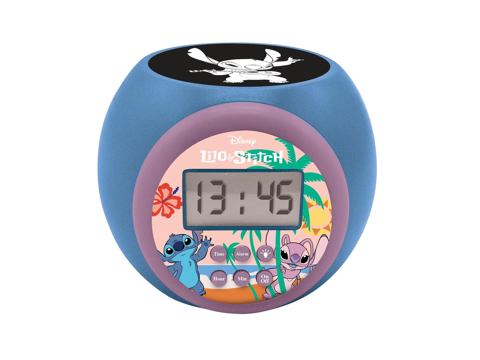 Lexibook - Stitch Projector Alarm Clock (Rl977D) Toy NUOVO