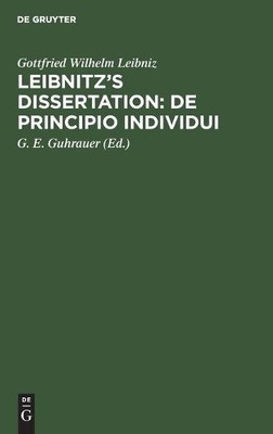 Gottfried Wilhelm Leibniz Leibnitz's Dissertation (Hardback)