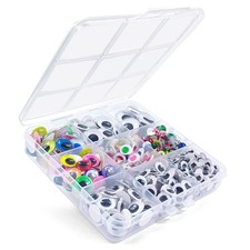 520 Pcs Wiggle Googly Eyes with Self-Adhesive, 6mm 8mm 10 mm 12mm 15mm Mixed ...