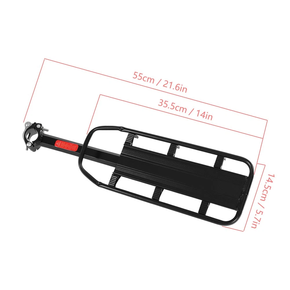 Release Rear Seat Rack Adjustable Mountain Bike Luggage Carrier AU