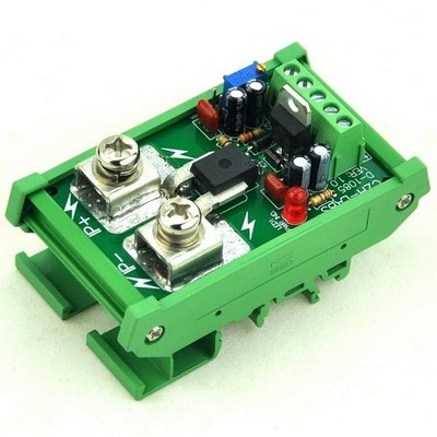 Electronics-Salon DIN Rail Mount +/-150Amp AC/DC Current Sensor Module Based... 