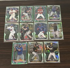 11 Card Bowman Lunar Refractor Lot