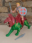 Vintage MOTU Masters of the Universe He-Man & Battle Cat Complete Figures Lot