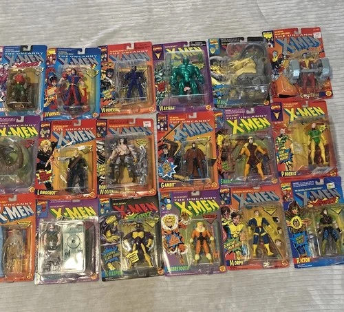 Lot of 18 Vintage ToyBiz Marvel Comics The Uncanny X-Men Action Figure Toys