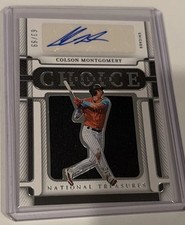 2023 Panini National Treasures - Ecklar's Choice Colson Montgomery #ECK-CM...