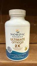 Nordic Naturals Ultimate Omega 2X 180 Soft Gels – Extra Strength DHA EPA