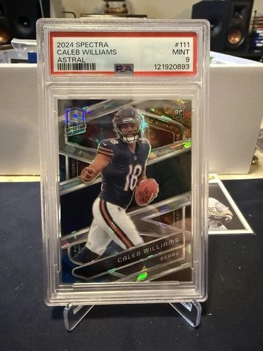 2024 Panini #111 Caleb Williams spectra astral graded 9 #25/40